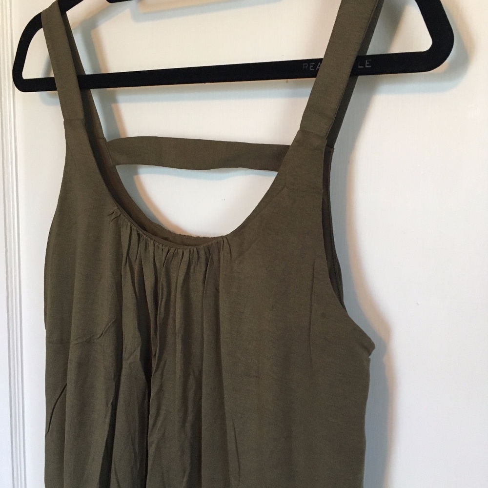 LOFT Olive Green Tank Top